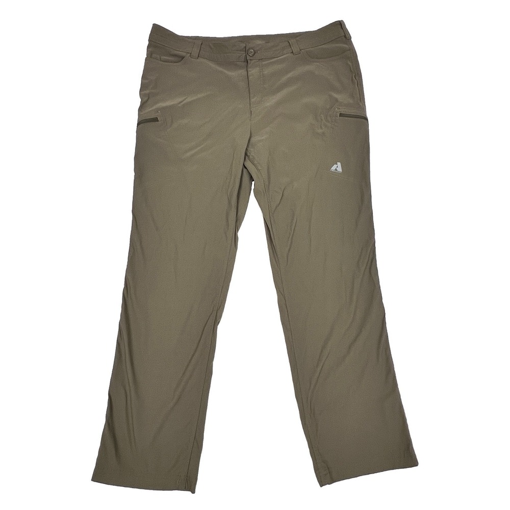 Eddie Bauer First Ascent Guide Pro Pants Womens 22 Green Hiking Outdoor